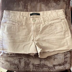 Blush cream colored J brand jean shorts